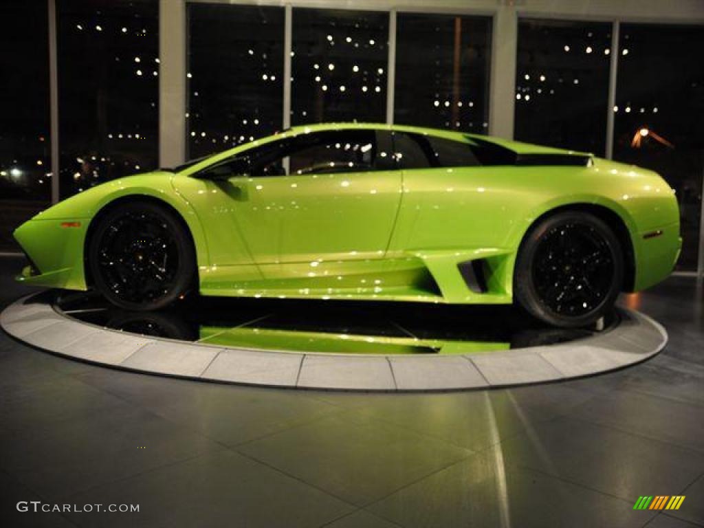 2008 Murcielago LP640 Coupe - Verde Ithaca (Pearl Green) / Nero Perseus photo #15