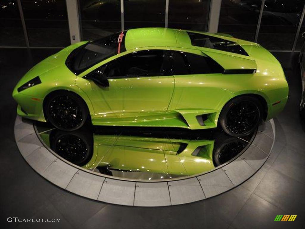 2008 Murcielago LP640 Coupe - Verde Ithaca (Pearl Green) / Nero Perseus photo #16