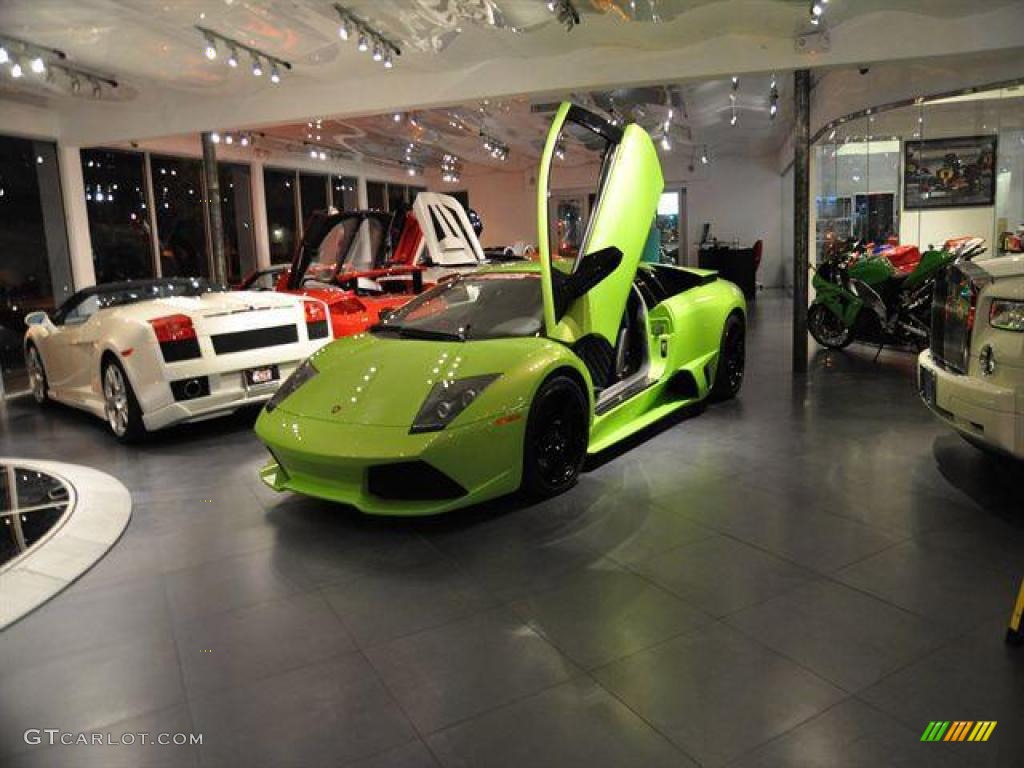 2008 Murcielago LP640 Coupe - Verde Ithaca (Pearl Green) / Nero Perseus photo #21