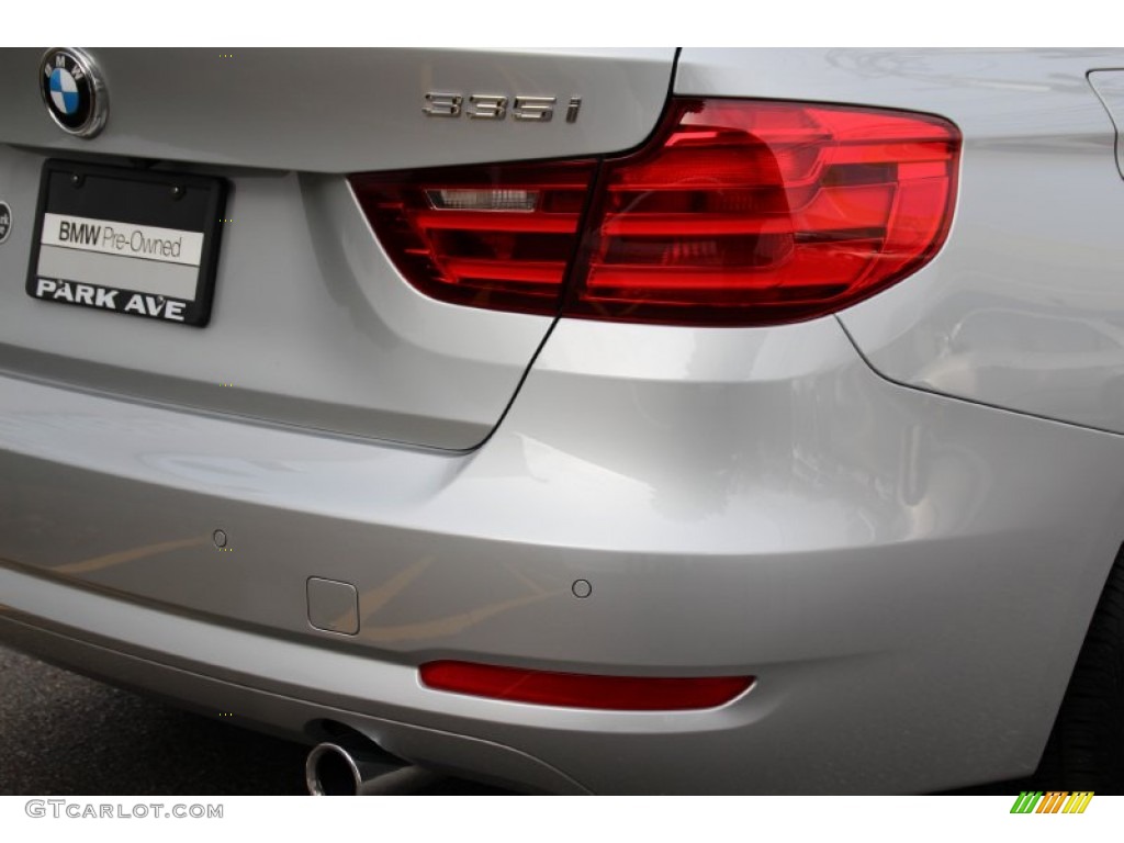 2014 3 Series 335i xDrive Gran Turismo - Glacier Silver Metallic / Black photo #24