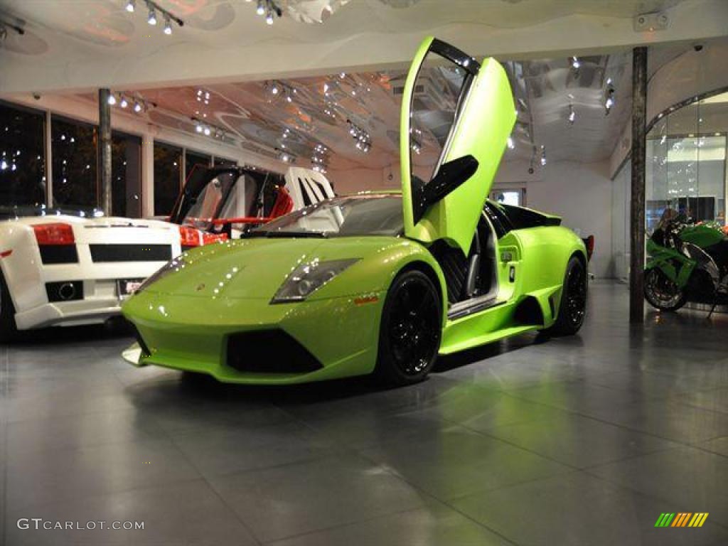 2008 Murcielago LP640 Coupe - Verde Ithaca (Pearl Green) / Nero Perseus photo #22