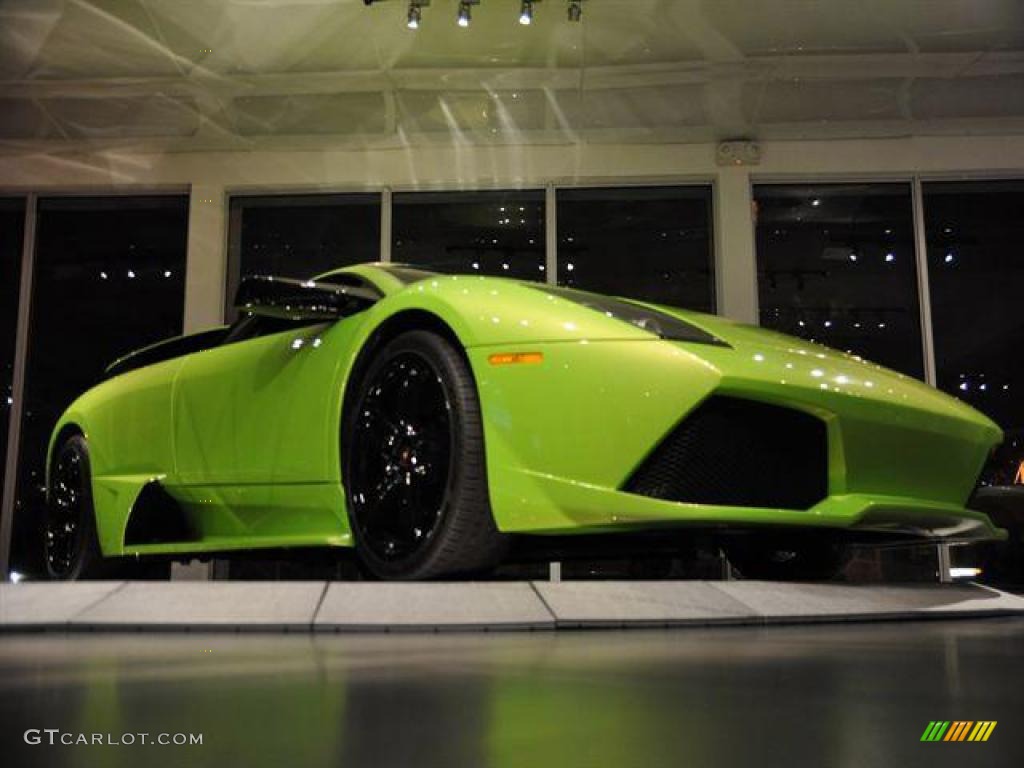 2008 Murcielago LP640 Coupe - Verde Ithaca (Pearl Green) / Nero Perseus photo #23