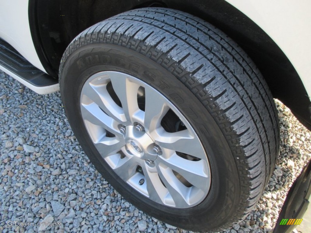 2011 Sequoia Platinum 4WD - Blizzard White Pearl / Sand Beige photo #26