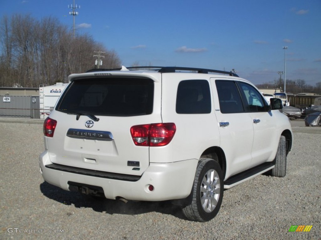 Blizzard White Pearl 2011 Toyota Sequoia Platinum 4WD Exterior Photo #100294857