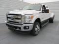 White Platinum - F350 Super Duty Lariat Crew Cab 4x4 DRW Photo No. 7