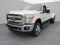 2015 White Platinum Ford F350 Super Duty Lariat Crew Cab 4x4 DRW  photo #7