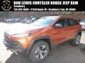 2015 Mango Tango Pearl Jeep Cherokee Trailhawk 4x4  photo #1