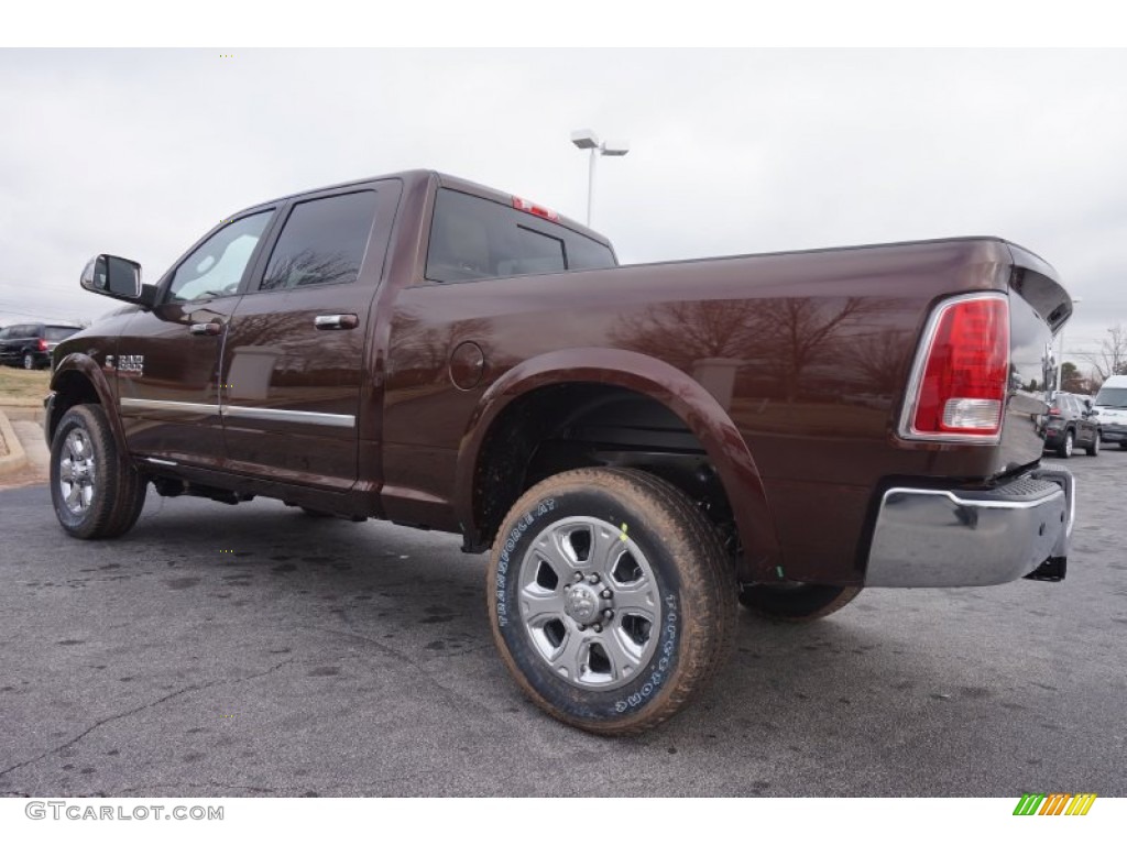 2015 2500 Laramie Crew Cab 4x4 - Western Brown / Canyon Brown/Light Frost Beige photo #2