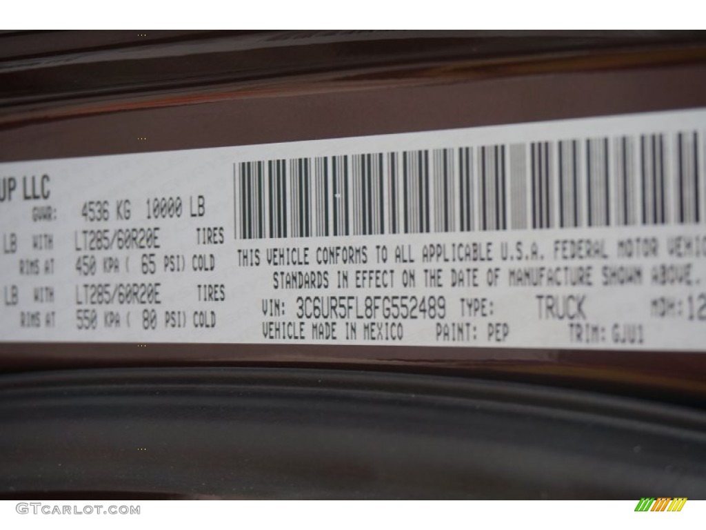 2015 2500 Laramie Crew Cab 4x4 - Western Brown / Canyon Brown/Light Frost Beige photo #10