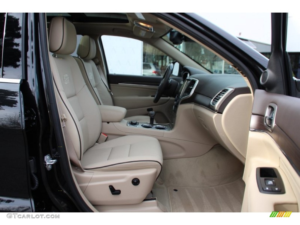 2015 Jeep Grand Cherokee Overland 4x4 Front Seat Photo #100297098