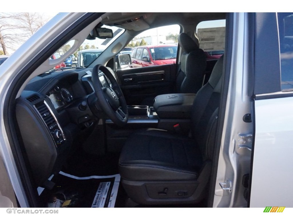 2015 1500 Sport Quad Cab - Bright Silver Metallic / Black photo #7