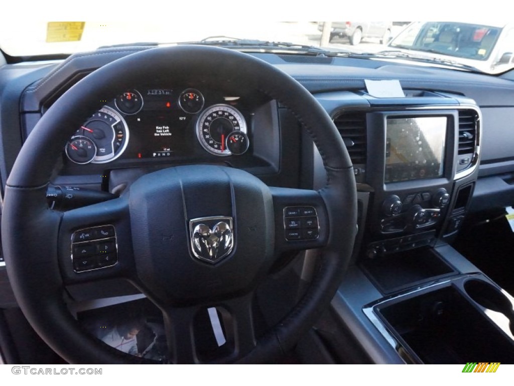 2015 1500 Sport Quad Cab - Bright Silver Metallic / Black photo #8