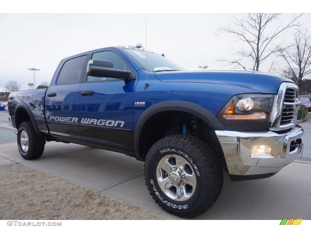 Blue Streak Pearl 2015 Ram 2500 Powerwagon Crew Cab 4x4 Exterior Photo #100298495