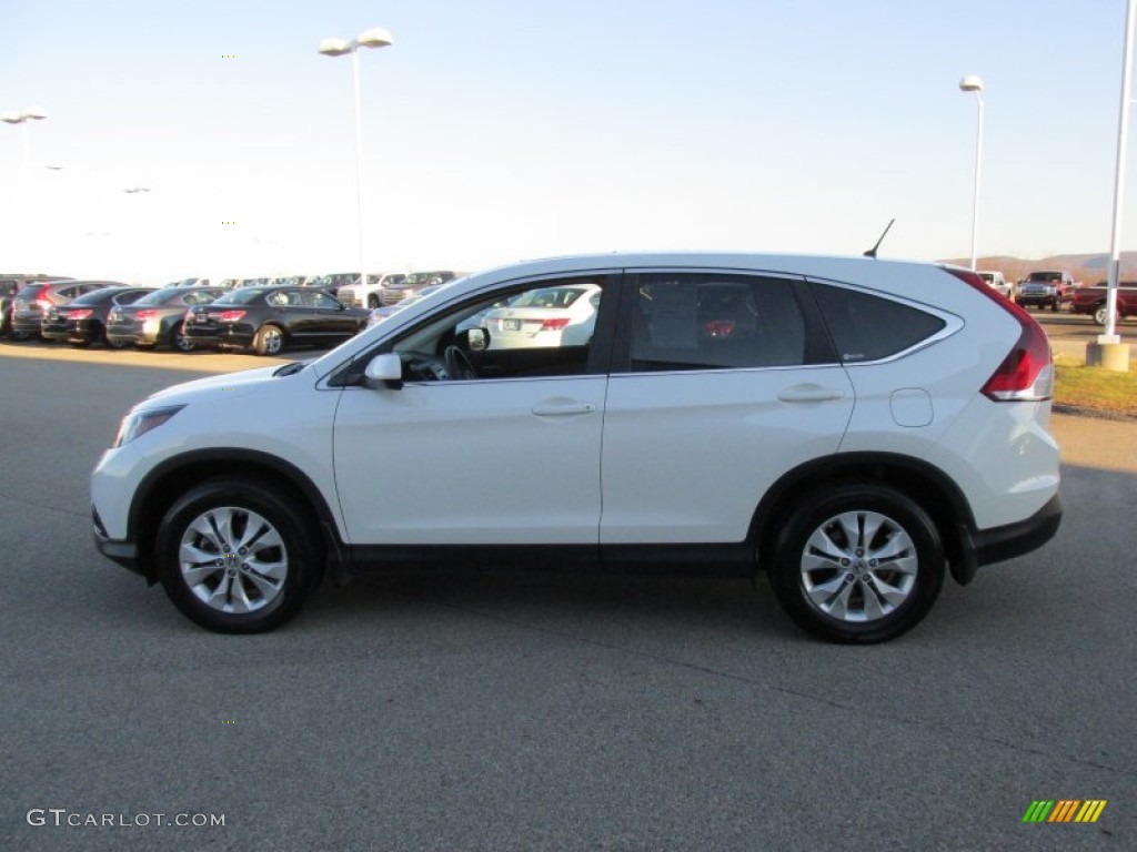 2012 CR-V EX 4WD - White Diamond Pearl / Gray photo #4