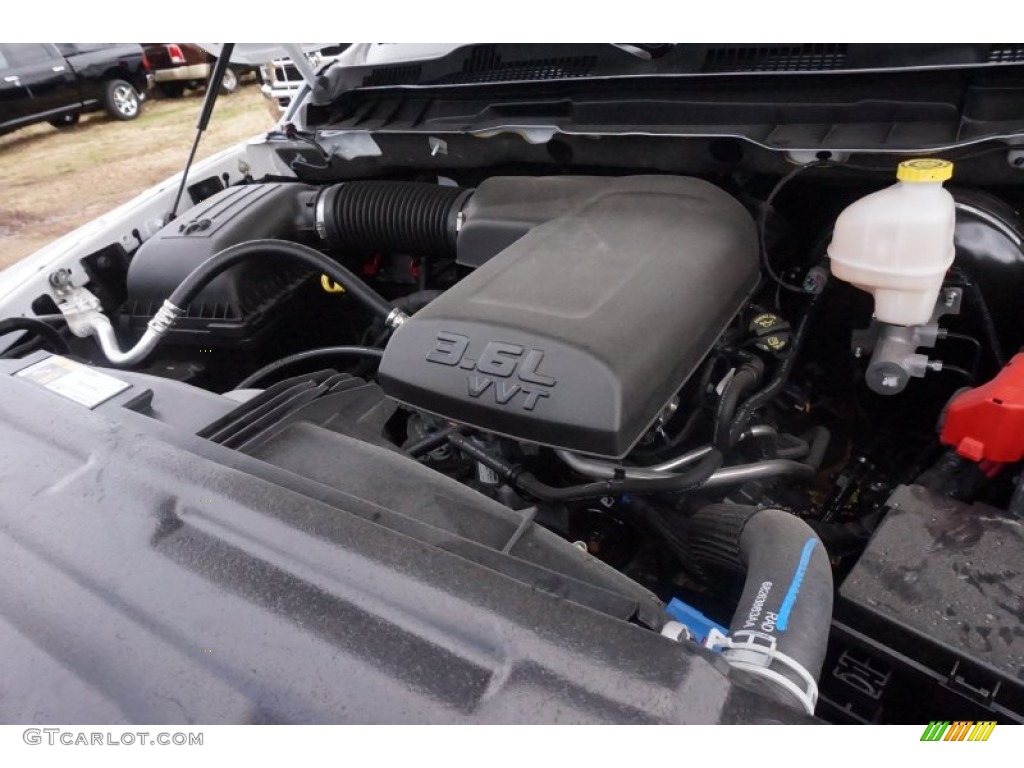 2015 1500 Tradesman Quad Cab - Bright White / Black/Diesel Gray photo #8