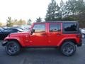 Firecracker Red - Wrangler Unlimited Willys Wheeler W 4x4 Photo No. 2