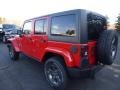 Firecracker Red - Wrangler Unlimited Willys Wheeler W 4x4 Photo No. 3