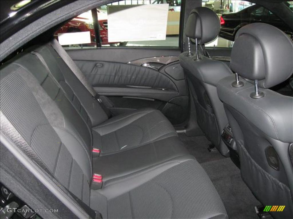 2008 E 63 AMG Sedan - Black / Black photo #8