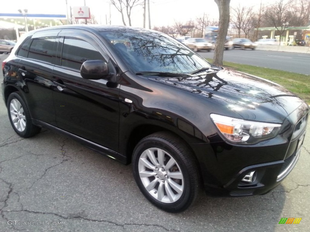 2011 Outlander Sport SE - Labrador Black Pearl / Black photo #1