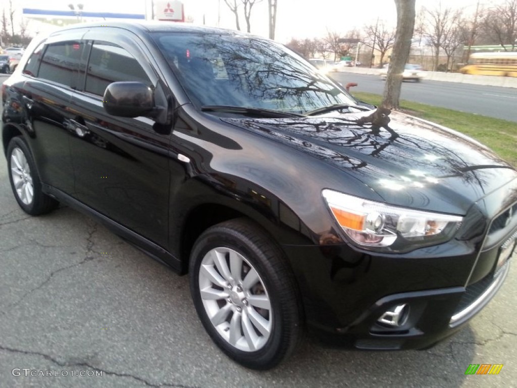 Labrador Black Pearl 2011 Mitsubishi Outlander Sport SE Exterior Photo #100304958