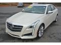 White Diamond Tricoat 2014 Cadillac CTS Premium Sedan AWD Exterior