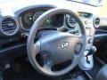 2009 Kia Rondo Black Interior Steering Wheel Photo