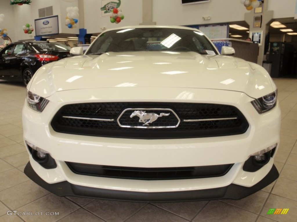 50th Anniversary Wimbledon White 2015 Ford Mustang 50th Anniversary GT Coupe Exterior Photo #100313349