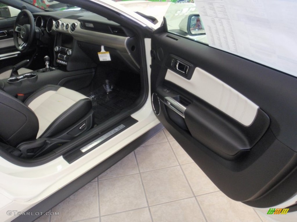 2015 Ford Mustang 50th Anniversary GT Coupe 50th Anniversary Cashmere Door Panel Photo #100313478