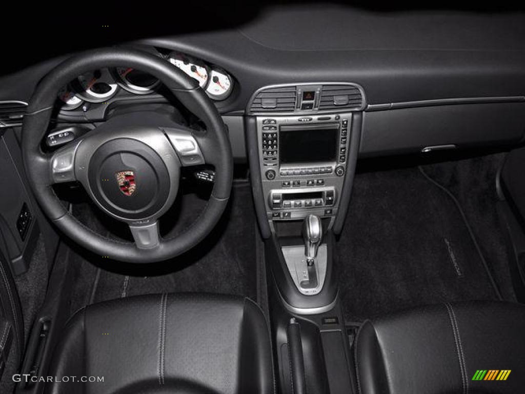 2008 911 Carrera 4S Coupe - Basalt Black Metallic / Black photo #8