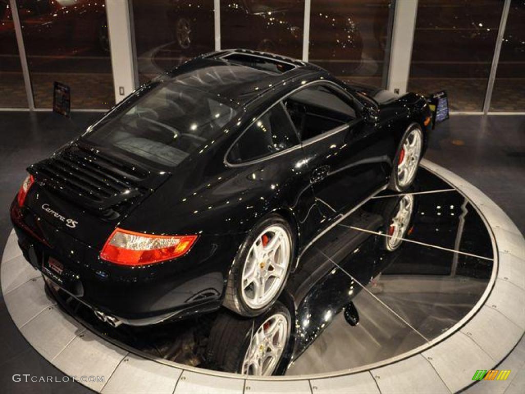 2008 911 Carrera 4S Coupe - Basalt Black Metallic / Black photo #15