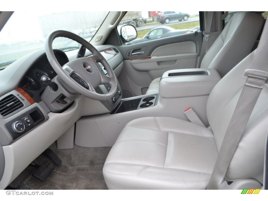 Light Titanium Interior 2014 GMC Yukon XL SLT Photo #100317087