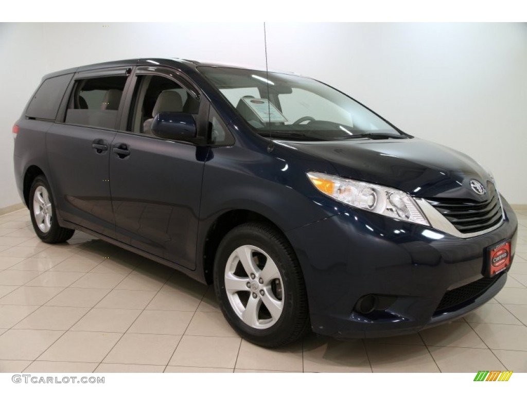 2012 Sienna  - South Pacific Pearl / Light Gray photo #1