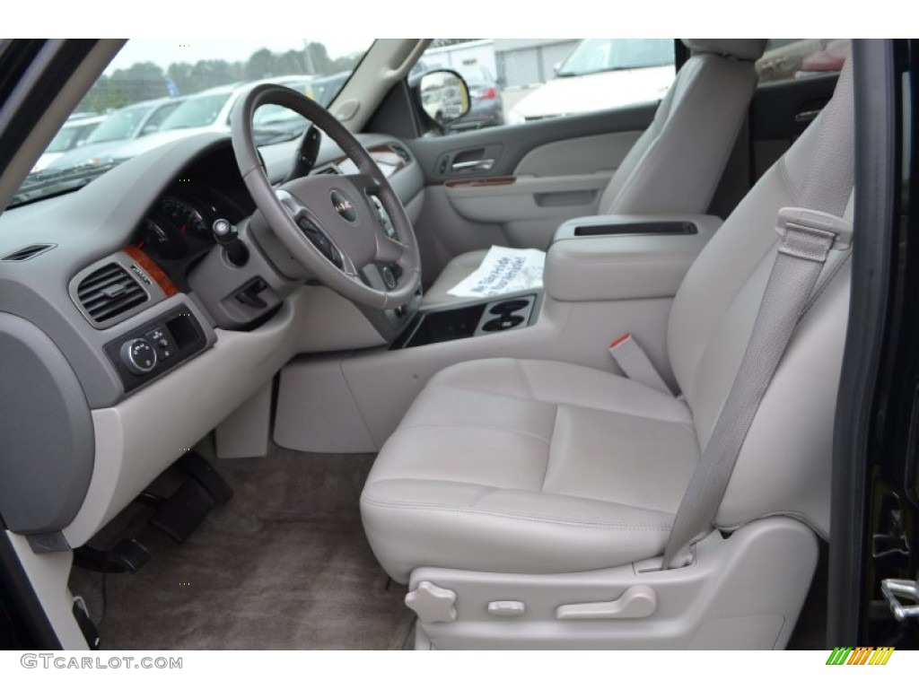 Light Titanium Interior 2014 GMC Yukon XL SLT Photo #100317607