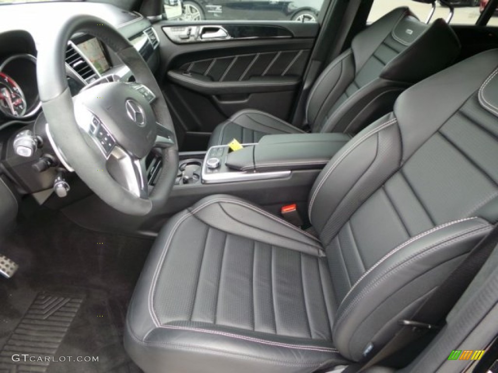 Black Interior 2014 Mercedes-Benz ML 63 AMG Photo #100318272