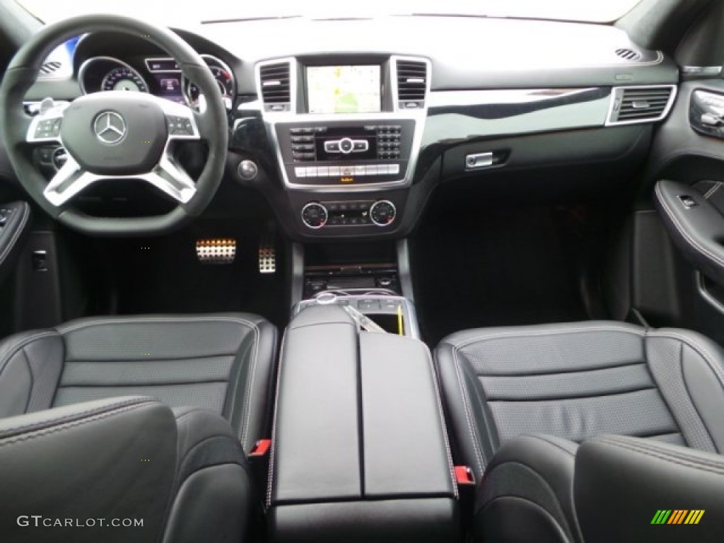 2014 Mercedes-Benz ML 63 AMG Black Dashboard Photo #100318293