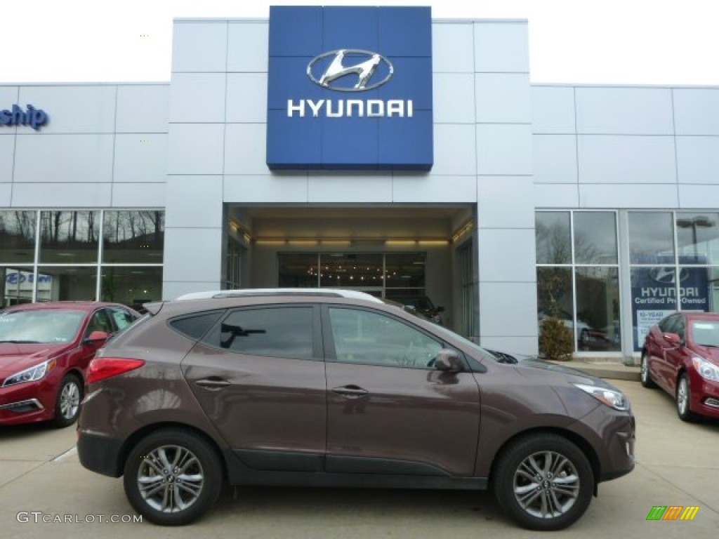 2014 Tucson SE AWD - Kona Bronze / Beige photo #1