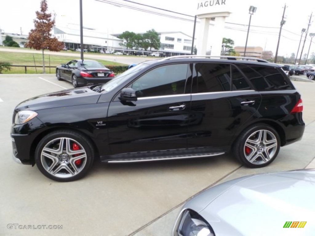 Black 2014 Mercedes-Benz ML 63 AMG Exterior Photo #100318377