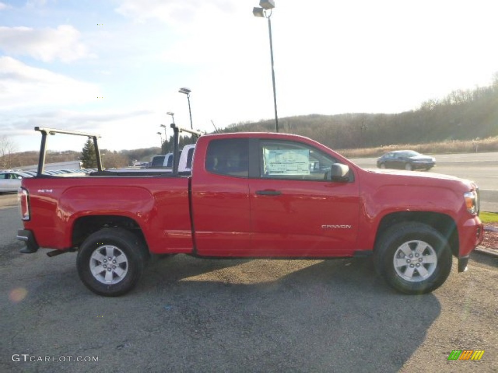 Cardinal Red 2015 GMC Canyon Extended Cab 4x4 Exterior Photo #100318812
