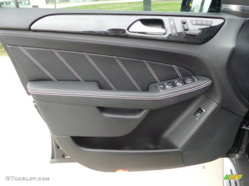 2014 Mercedes-Benz ML 63 AMG Black Door Panel Photo #100319010