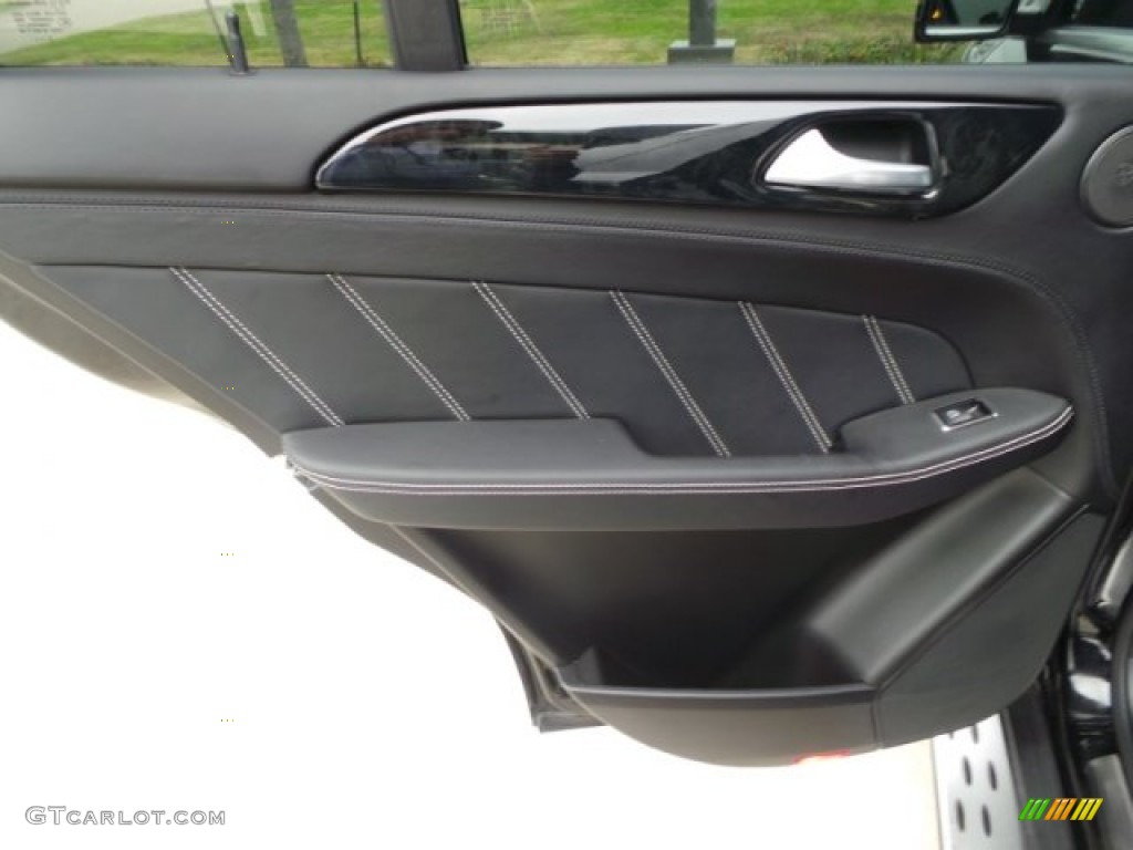 2014 Mercedes-Benz ML 63 AMG Black Door Panel Photo #100319070