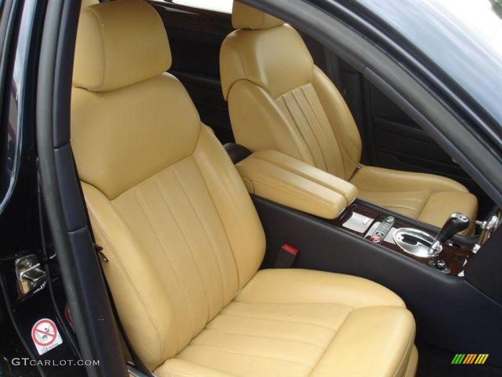 2006 Continental Flying Spur  - Dark Sapphire / Saffron photo #6