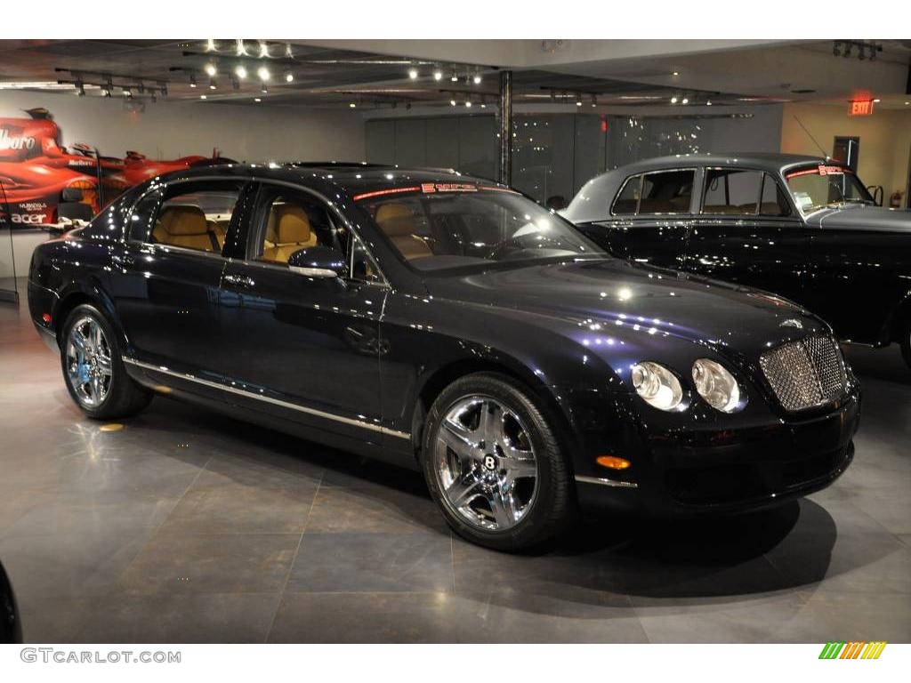 2006 Continental Flying Spur  - Dark Sapphire / Saffron photo #8