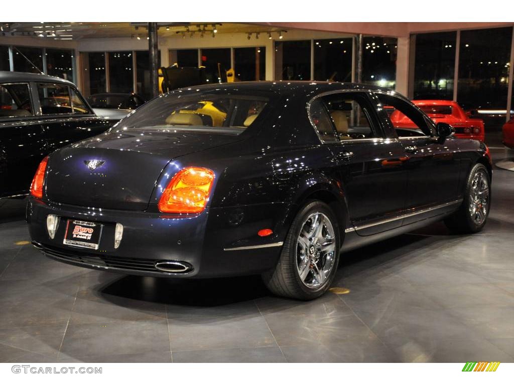 2006 Continental Flying Spur  - Dark Sapphire / Saffron photo #9