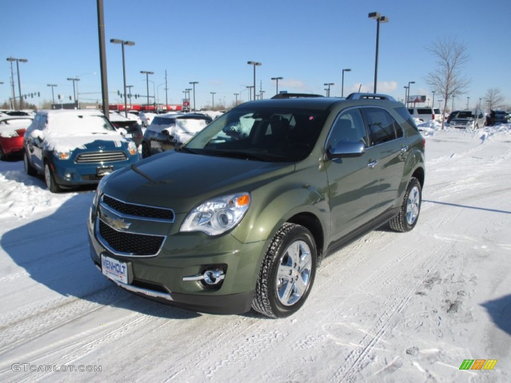 2015 Equinox LTZ - Sea Grass Metallic / Jet Black photo #2