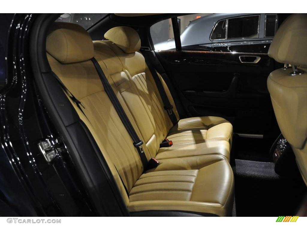 2006 Continental Flying Spur  - Dark Sapphire / Saffron photo #24