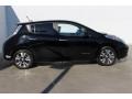 2013 Super Black Nissan LEAF SL  photo #2