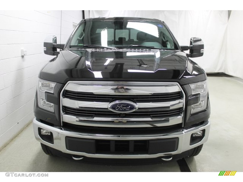 Tuxedo Black Metallic 2015 Ford F150 Lariat SuperCrew 4x4 Exterior Photo #100325712