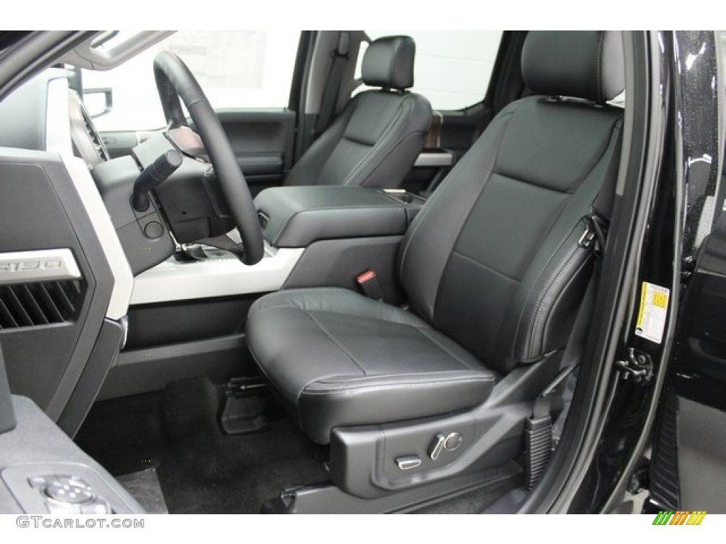 2015 Ford F150 Lariat SuperCrew 4x4 Front Seat Photo #100325763