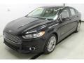 2014 Tuxedo Black Ford Fusion Hybrid SE  photo #2