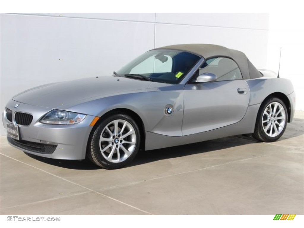 2006 Z4 3.0i Roadster - Silver Grey Metallic / Black photo #8